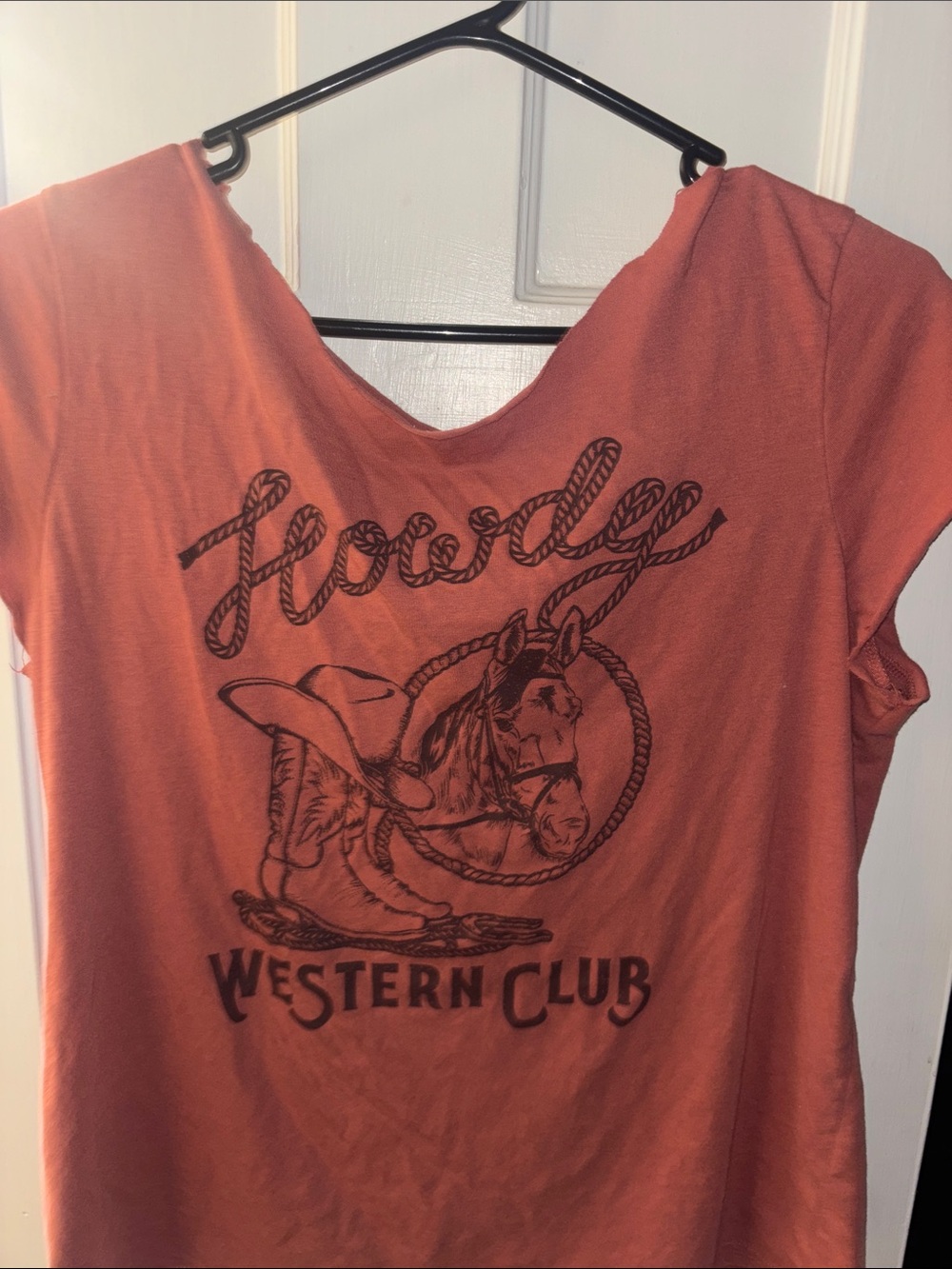 Wound Up Rust Graphic 'Howdy' Western Tee